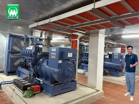 Bàn giao 02 máy phát điện Mitsubishi 1650KVA cho Khu dân cư