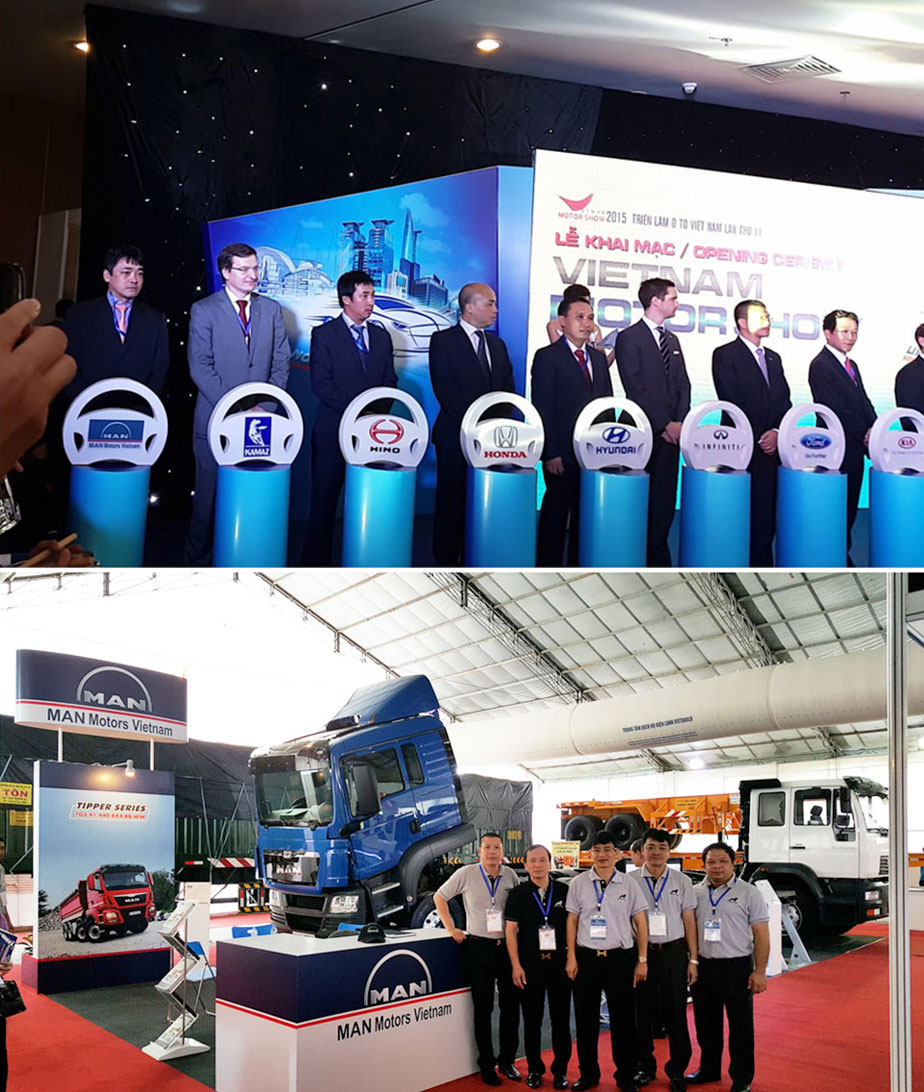 MAN Motors Vietnam tham gia triển lãm VIETNAM MOTOR SHOW