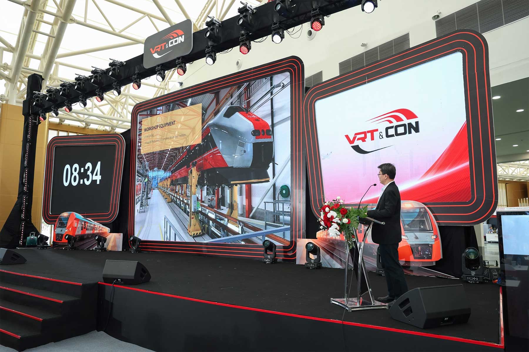 Ông Kee Song Koon Quản lý bán hàng và dự án cấp cao&nbsp;WINDHOFF Singapore phát biểu tại Triển lãm VRT&CON’2025