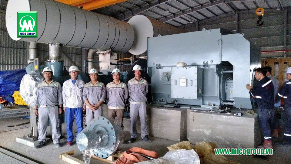MICO GROUP chịu trách nhiệm thực hiện Gói thầu "Thiết kế, cung cấp, chế tạo, lắp đặt và chạy thử hệ thống máy nén BOG"