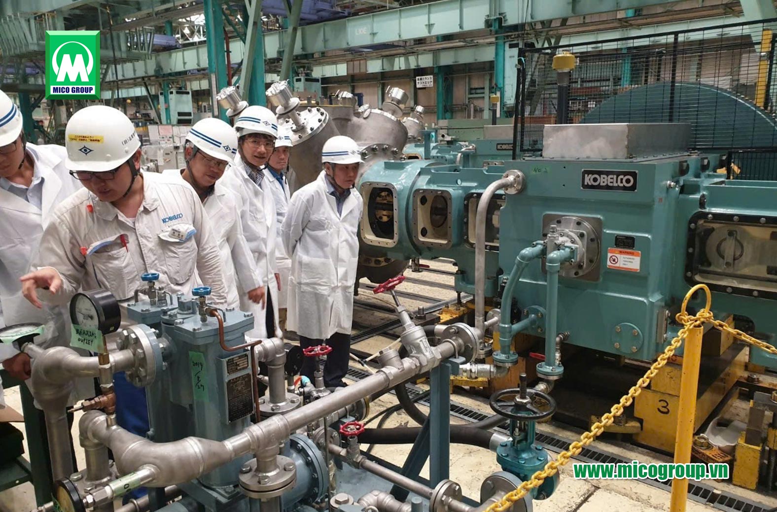 MICO GROUP chịu trách nhiệm thực hiện Gói thầu "Thiết kế, cung cấp, chế tạo, lắp đặt và chạy thử hệ thống máy nén BOG"