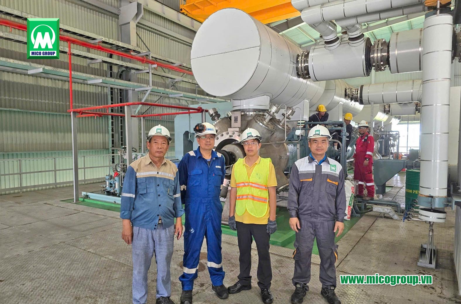 MICO GROUP chịu trách nhiệm thực hiện Gói thầu "Thiết kế, cung cấp, chế tạo, lắp đặt và chạy thử hệ thống máy nén BOG"