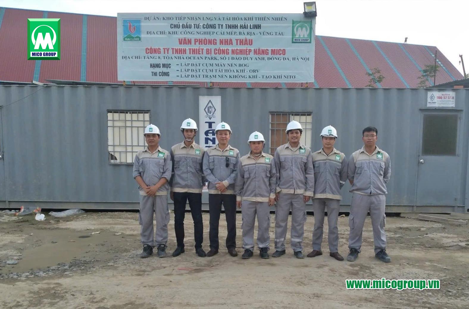 MICO GROUP chịu trách nhiệm thực hiện Gói thầu "Thiết kế, cung cấp, chế tạo, lắp đặt và chạy thử hệ thống máy nén BOG"