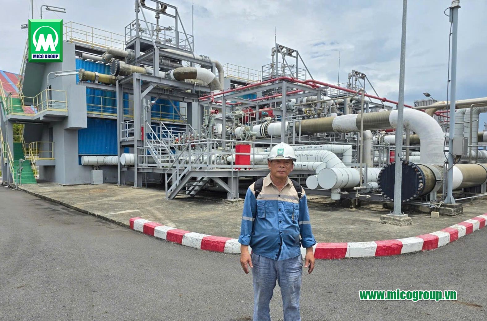 MICO GROUP chịu trách nhiệm thực hiện Gói thầu "Thiết kế, cung cấp, chế tạo, lắp đặt và chạy thử hệ thống máy nén BOG"