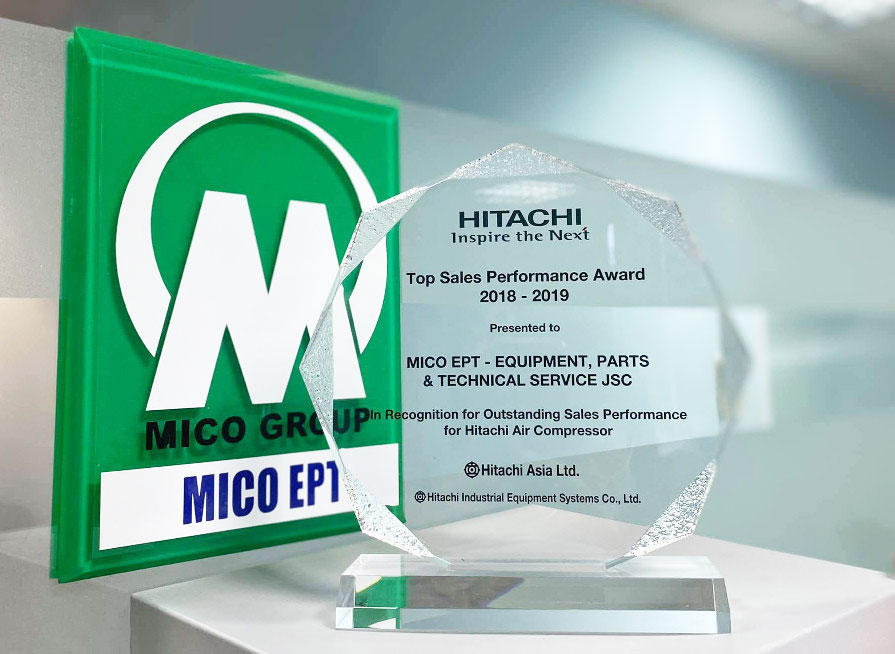 MICO EPT vinh dự nhận Giải thưởng Đại lý xuất sắc nhất (Top Sales Performance Award 2018-2019)