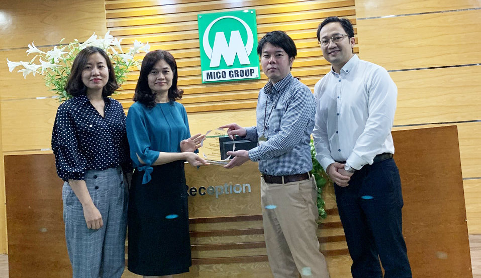 MICO EPT vinh dự nhận Giải thưởng Đại lý xuất sắc nhất (Top Sales Performance Award 2018-2019)