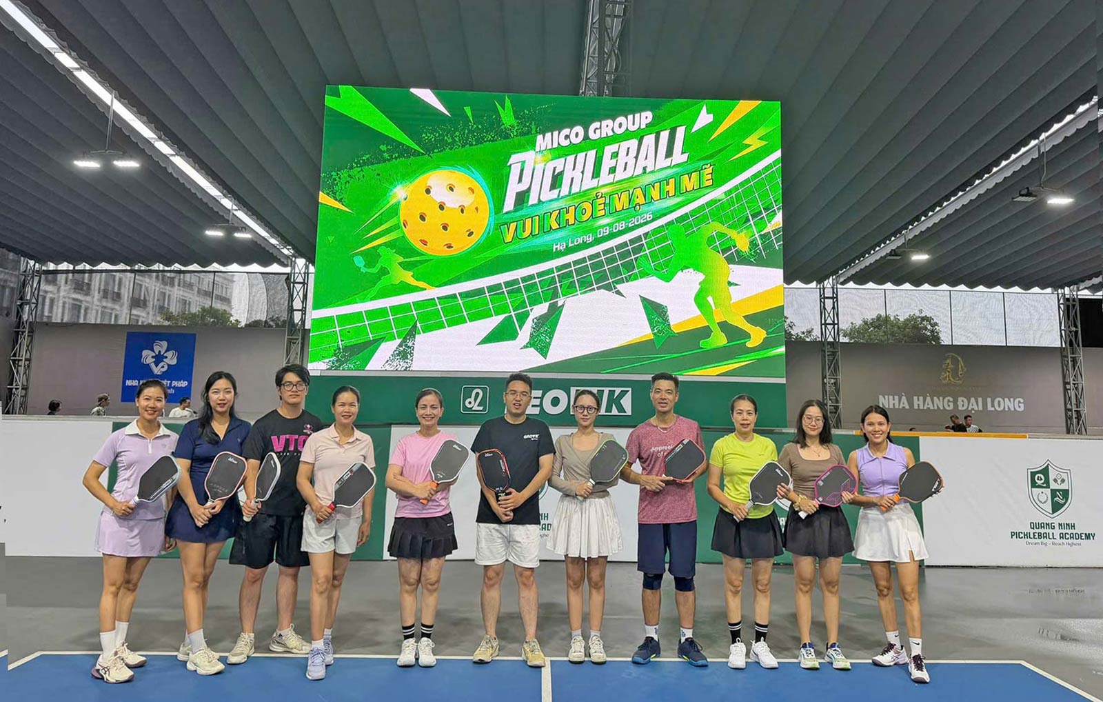 giải đấu Pickleball được tổ chức dành riêng cho các thành viên trong đại gia đình MICO