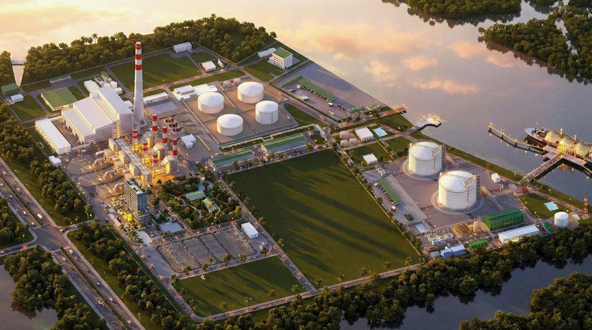 Phối cảnh dự án nhà máy điện khí LNG Hiệp Phước