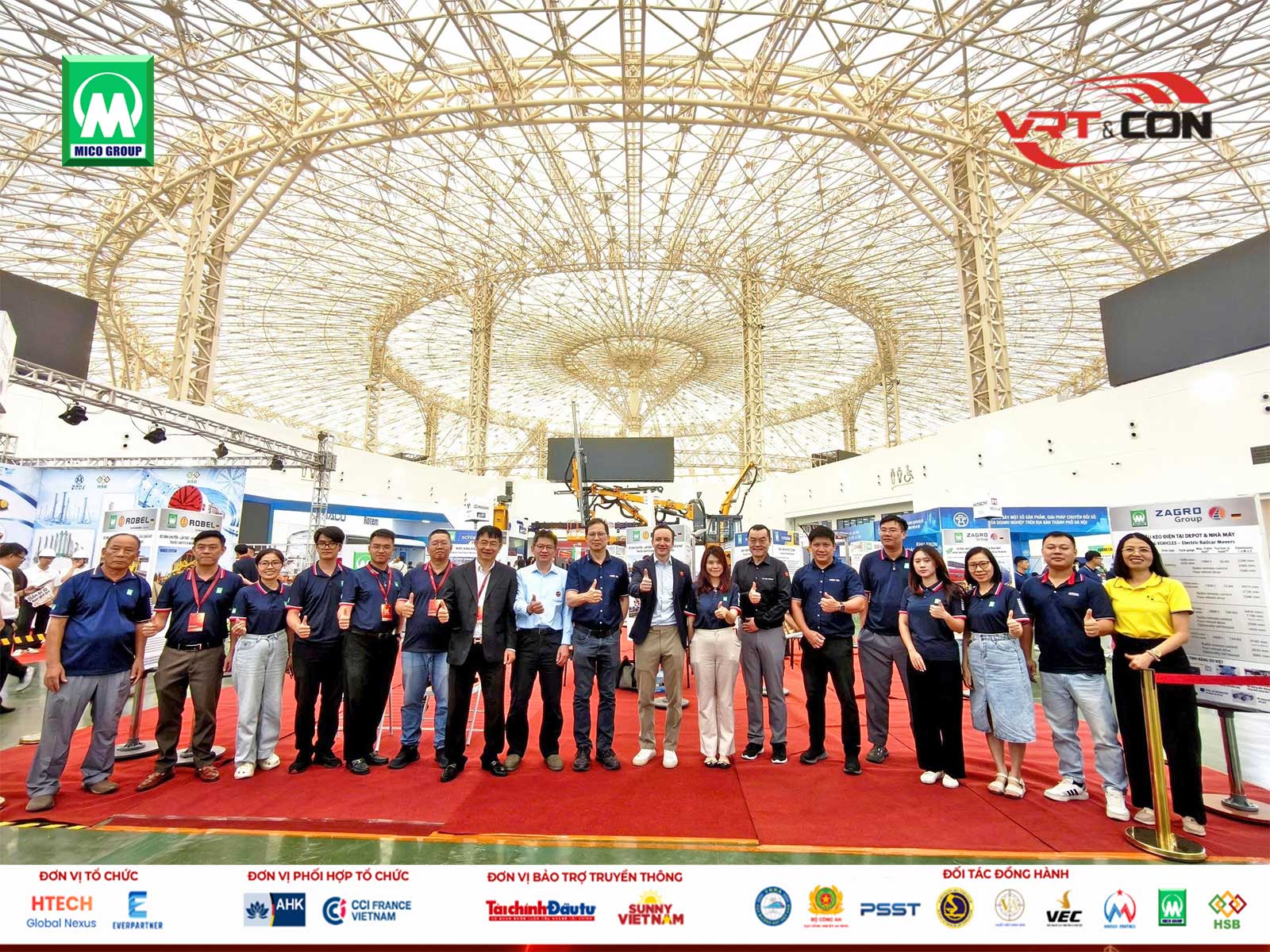 MICO GROUP - HỘI TỤ GIẢI PHÁP ĐƯỜNG SẮT VÀ HẠ TẦNG TỪ CÁC THƯƠNG HIỆU QUỐC TẾ TẠI VRT&CON’2026