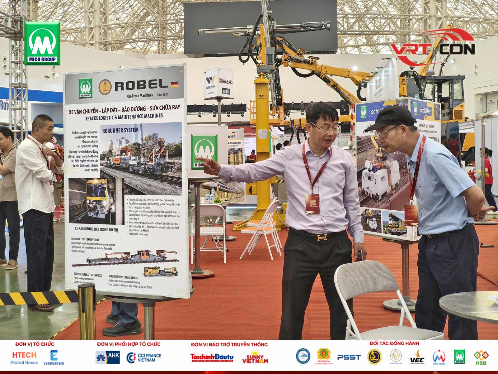 MICO GROUP - HỘI TỤ GIẢI PHÁP ĐƯỜNG SẮT VÀ HẠ TẦNG TỪ CÁC THƯƠNG HIỆU QUỐC TẾ TẠI VRT&CON’2026