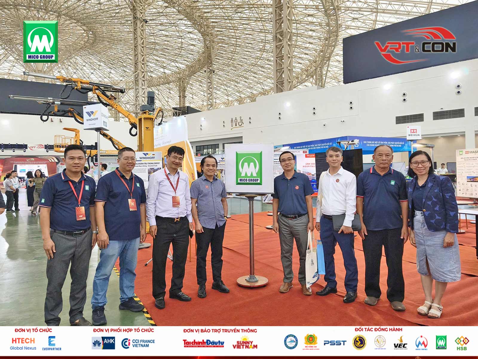 MICO GROUP - HỘI TỤ GIẢI PHÁP ĐƯỜNG SẮT VÀ HẠ TẦNG TỪ CÁC THƯƠNG HIỆU QUỐC TẾ TẠI VRT&CON’2026