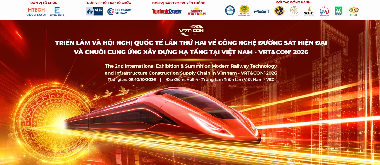 MICO GROUP - HỘI TỤ GIẢI PHÁP ĐƯỜNG SẮT VÀ HẠ TẦNG TỪ CÁC THƯƠNG HIỆU QUỐC TẾ TẠI VRT&CON’2026