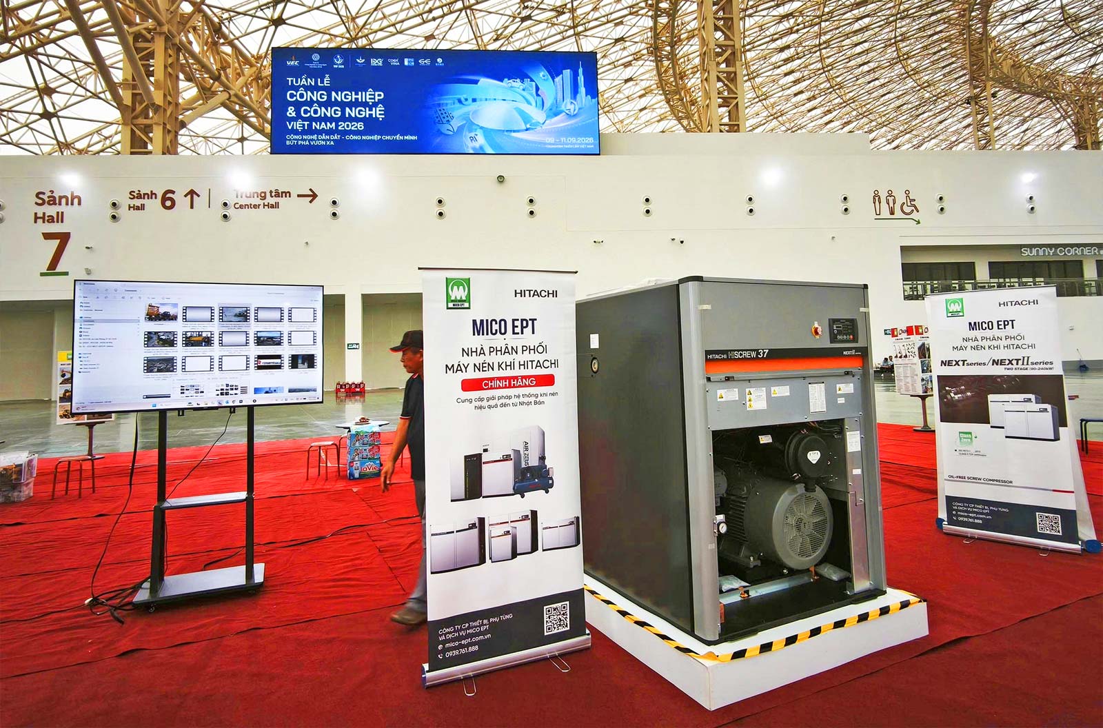 Gian trưng bày sản phẩm MICO GROUP tại VITW 2026