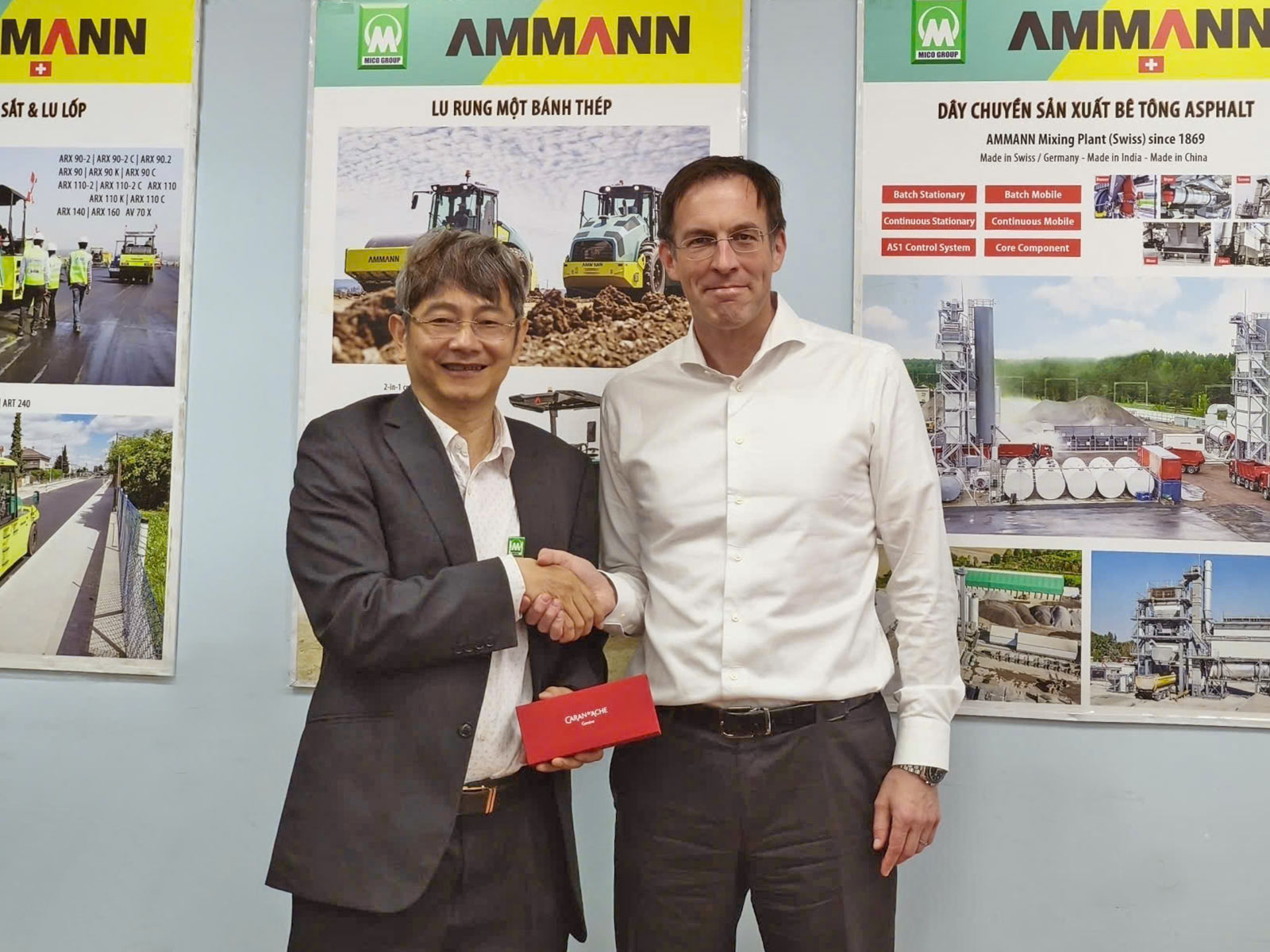 Đại diện MICO GROUP, Ông Đào Song Hà - CTHĐQT cho biết việc hợp tác cùng AMMANN