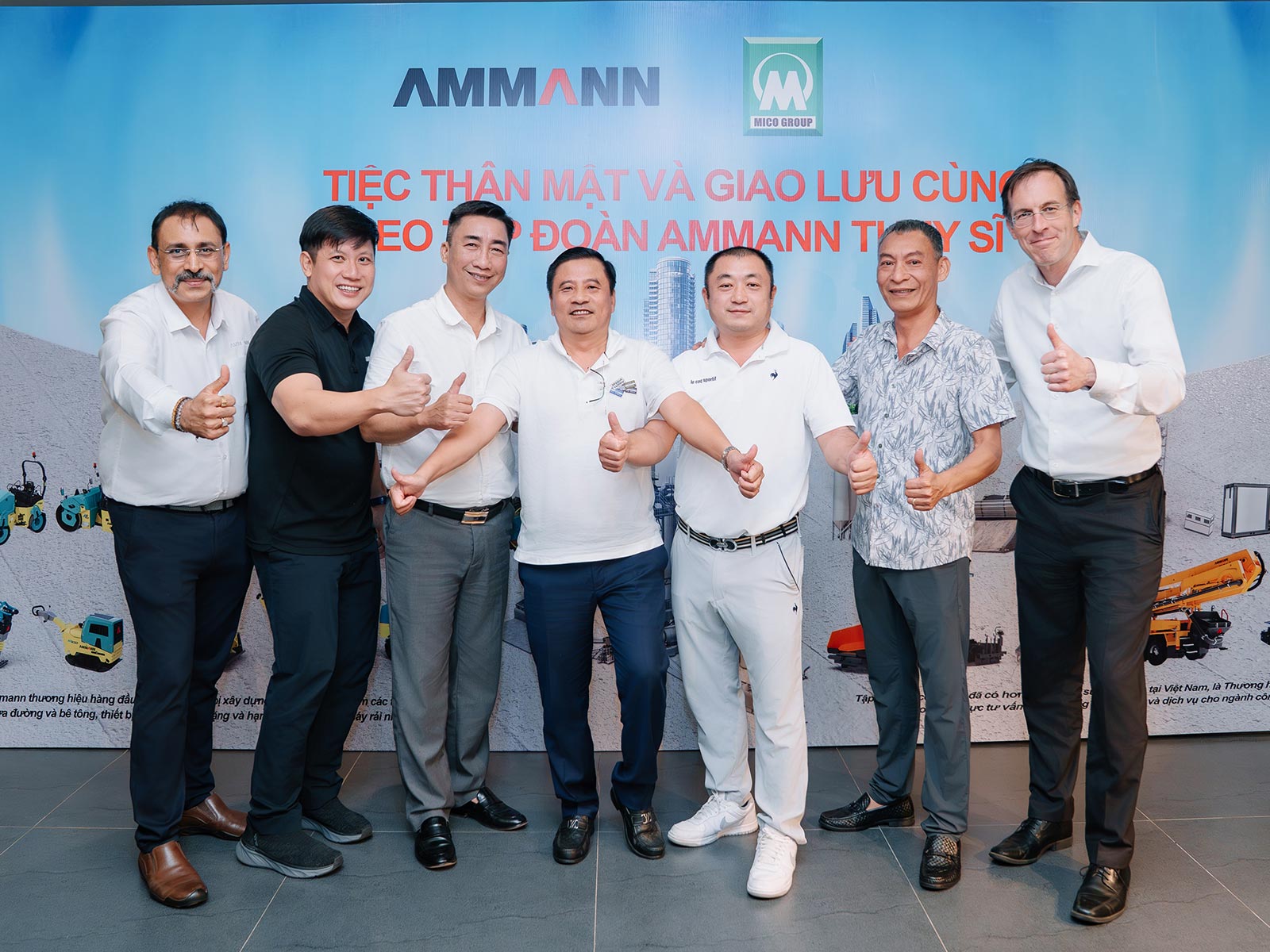 Hội thảo thiết bị xây dựng AMMANN & MICO GROUP | Gắn kết khách hàng tại Khách sạn NOVOTEL Thái Hà Hà Nội
