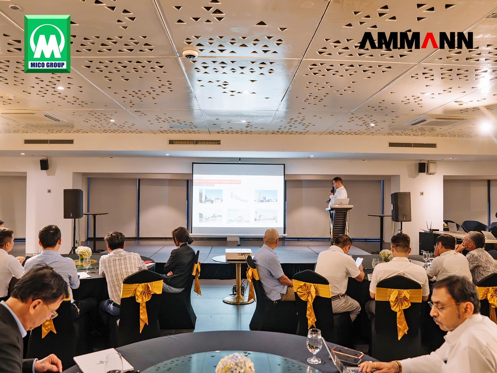 Hội thảo thiết bị xây dựng AMMANN & MICO GROUP | Gắn kết khách hàng tại Khách sạn NOVOTEL Thái Hà Hà Nội